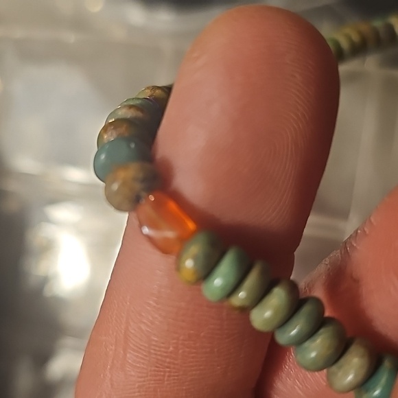 Carolyn Pollack Multicolor Turquoise  Beaded Necklace 18inch/36inch end to end - Picture 14 of 17